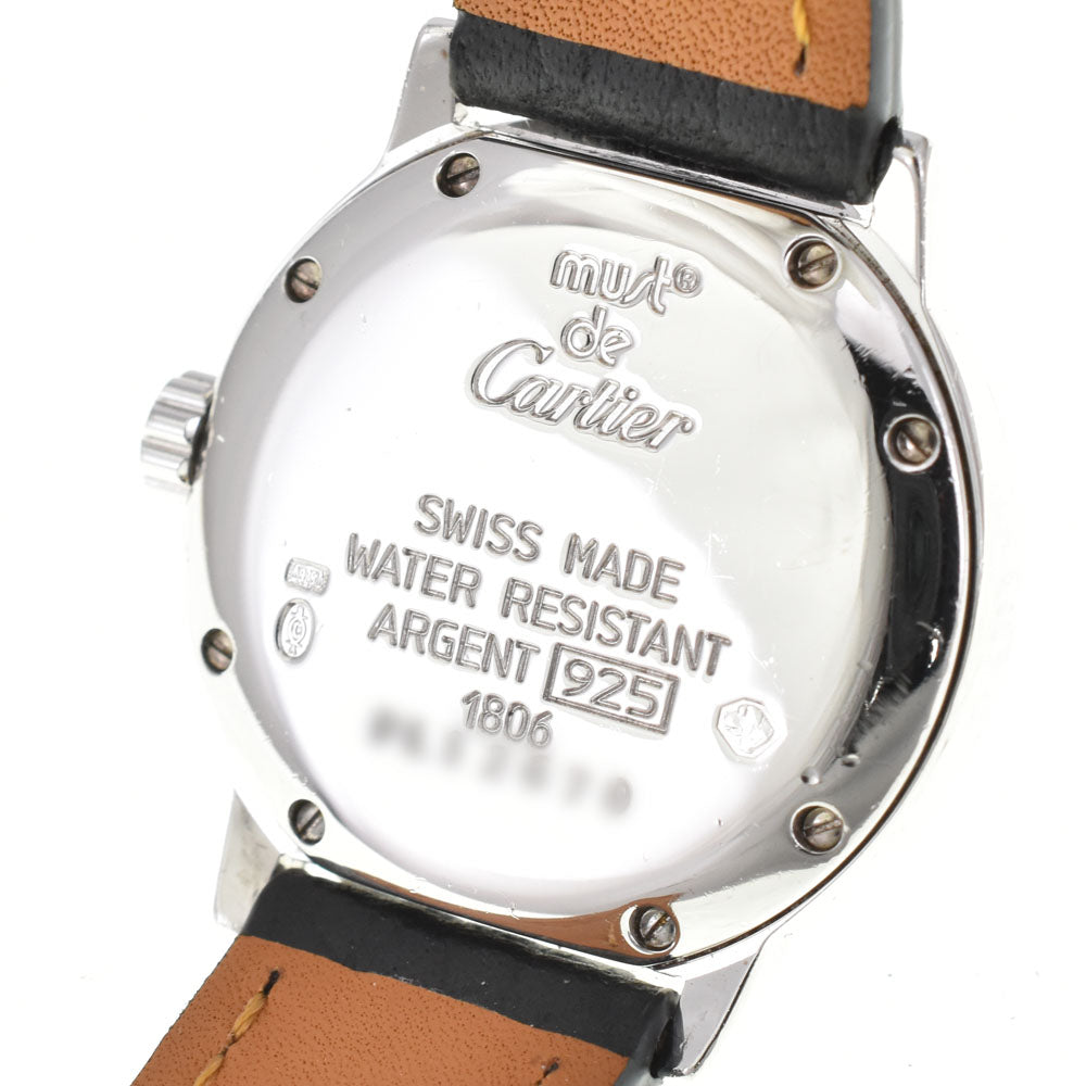 CARTIER Mustrond Vermeil W1009373 white Dial Quartz Ladies
 Watch R#143315