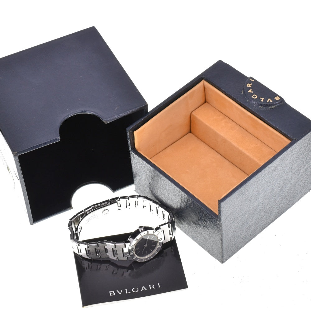 with paper BVLGARI Bvlgari Bvlgari BB23SS black Dial Quartz Ladies
 Watch N#143318