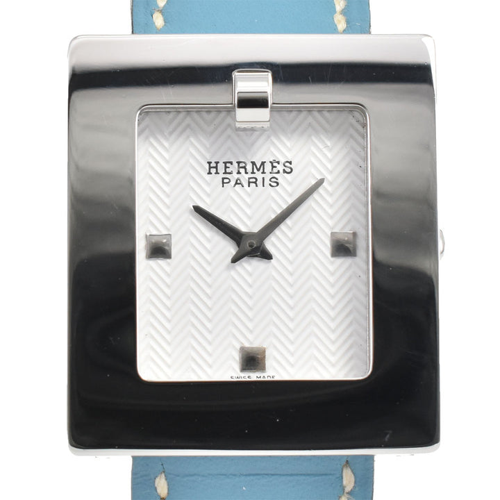 HERMES Belt watch BE1.210 Stainless Steel white Dial Quartz Ladies
 Watch R#143322