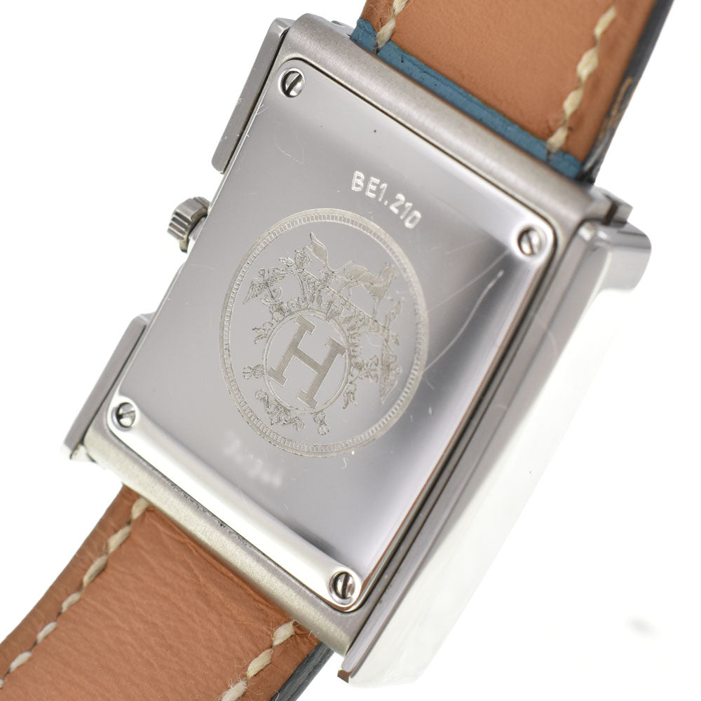 HERMES Belt watch BE1.210 Stainless Steel white Dial Quartz Ladies
 Watch R#143322