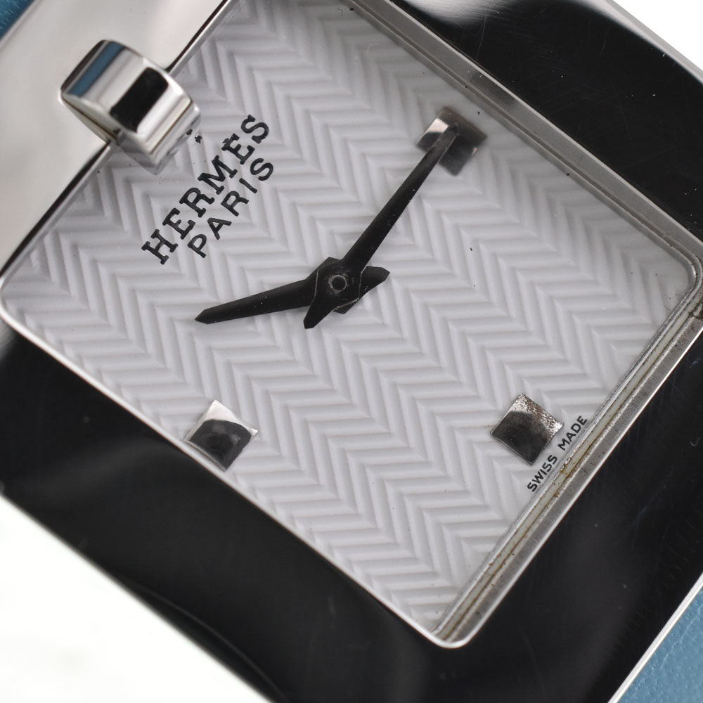 HERMES Belt watch BE1.210 Stainless Steel white Dial Quartz Ladies
 Watch R#143322