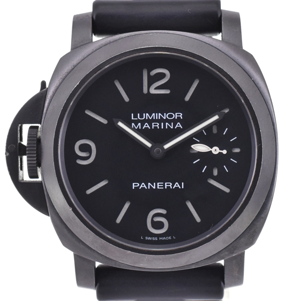 PANERAI Luminor Marina Left Hand PAM00026 Small second black Dial Hand Winding Men's
 Watch N#143326