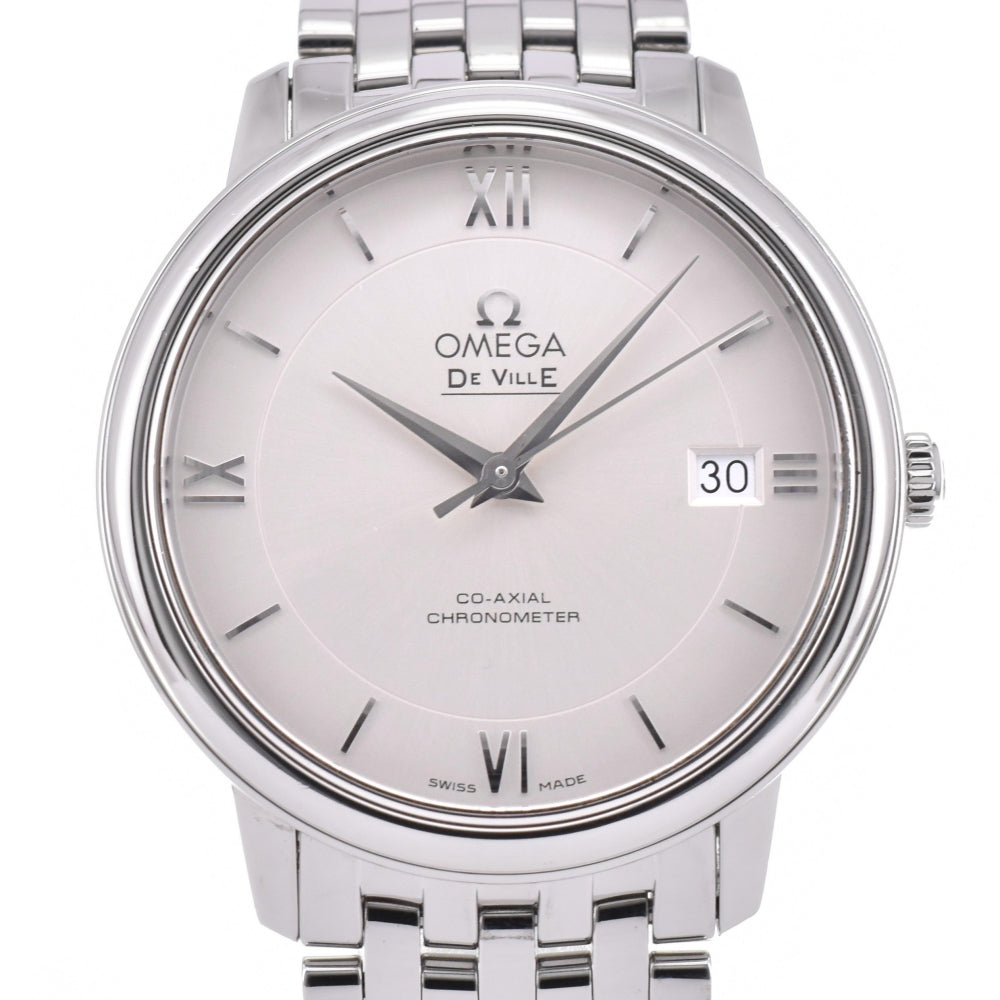 OMEGA De Ville Prestige 424.10.37.20.02.001 Date Silver Dial Automatic Men's
 Watch O#143327