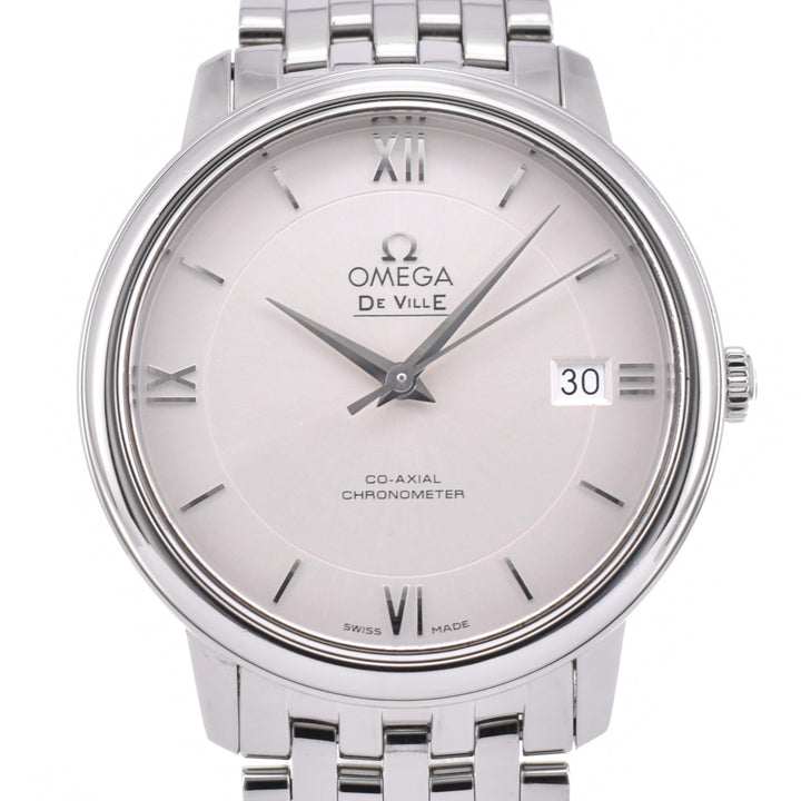 OMEGA De Ville Prestige 424.10.37.20.02.001 Date Silver Dial Automatic Men's
 Watch O#143327