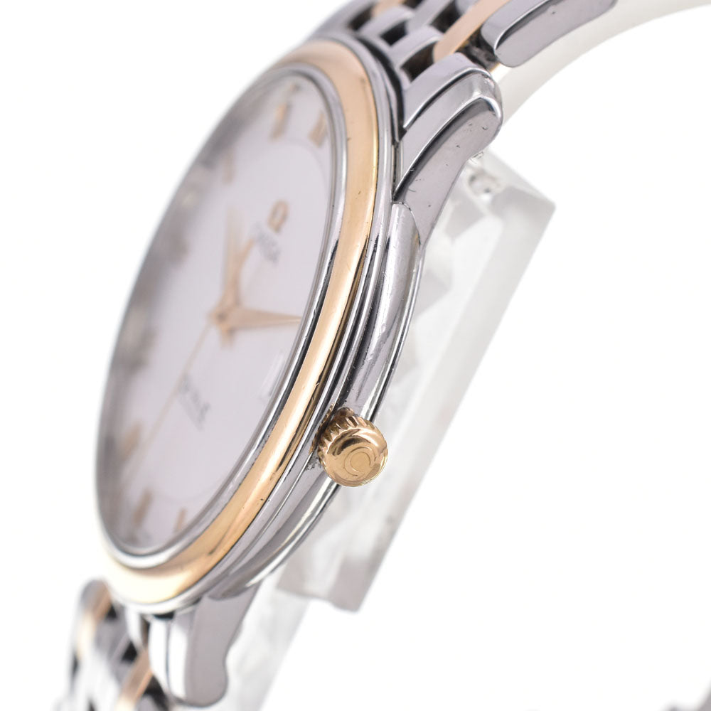 OMEGA De Ville Prestige Date 4310.32 Stainless Steel/YG Silver Dial Quartz Men's
 Watch P#143330