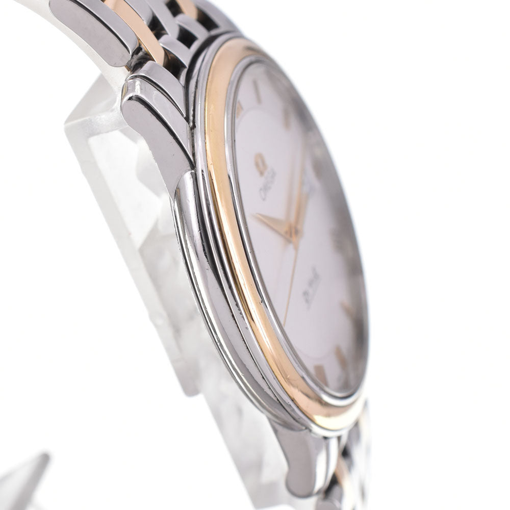 OMEGA De Ville Prestige Date 4310.32 Stainless Steel/YG Silver Dial Quartz Men's
 Watch P#143330