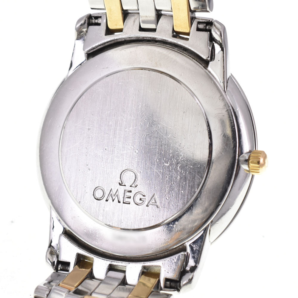OMEGA De Ville Prestige Date 4310.32 Stainless Steel/YG Silver Dial Quartz Men's
 Watch P#143330