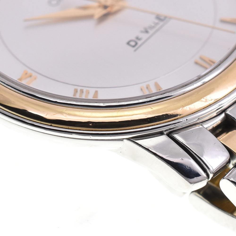 OMEGA De Ville Prestige Date 4310.32 Stainless Steel/YG Silver Dial Quartz Men's
 Watch P#143330