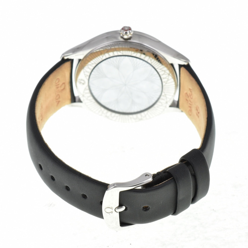 OMEGA De Ville Tresor 428.17.36.60.05.001 Diamond Bezel&Crown White shell Dial Quartz Ladies
 Watch O#143331