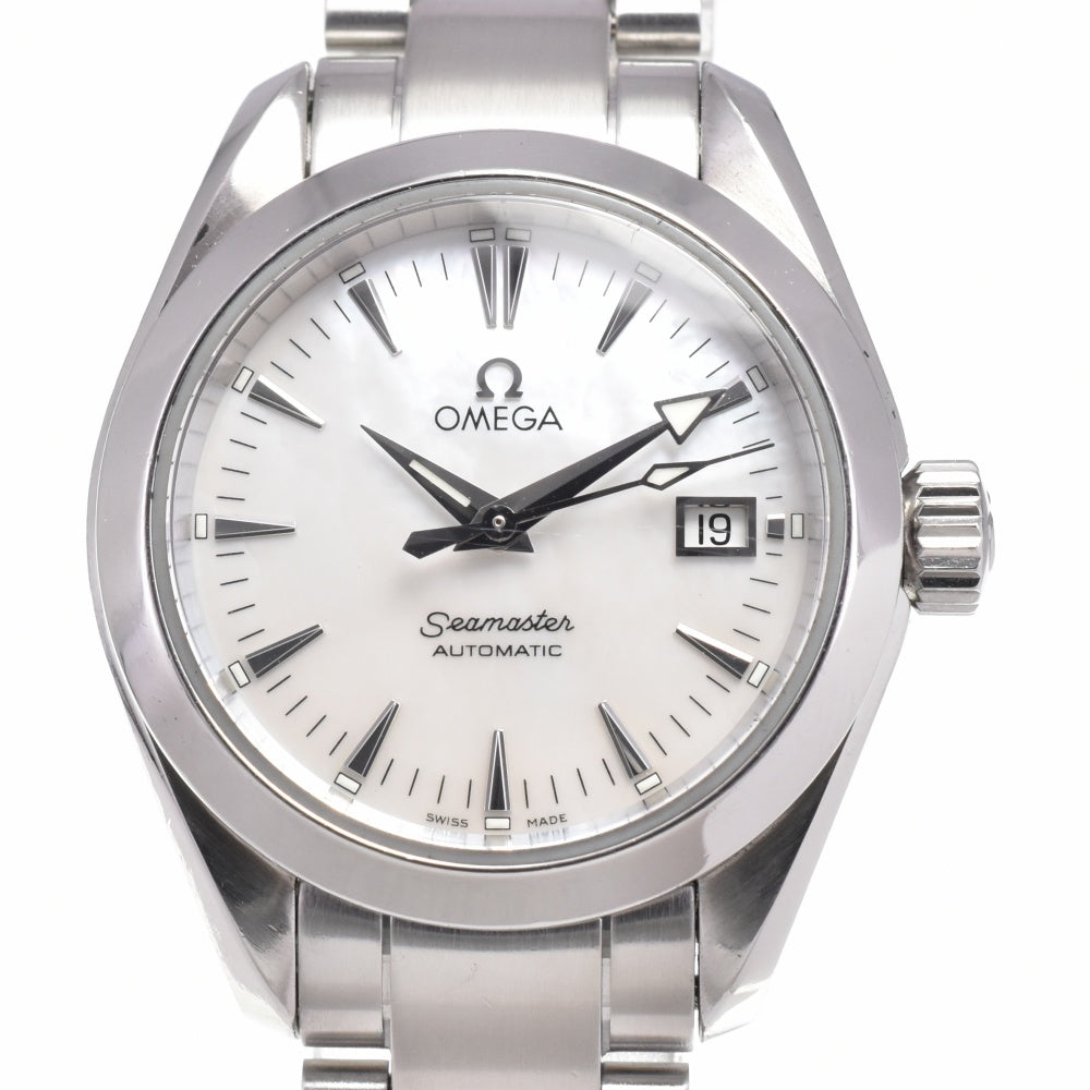 with paper OMEGA Seamaster Aqua Terra 2573.70 Date White shell Dial Automatic Ladies
 Watch O#143332