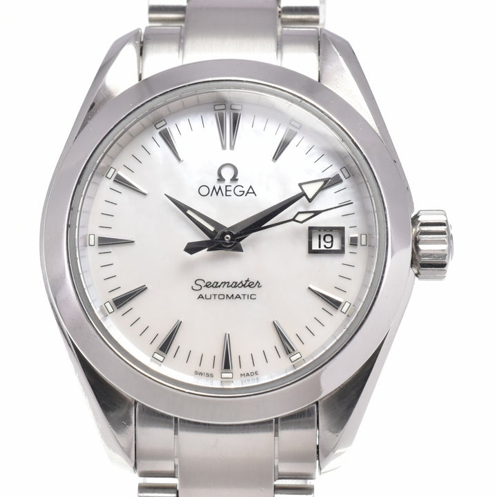 with paper OMEGA Seamaster Aqua Terra 2573.70 Date White shell Dial Automatic Ladies
 Watch O#143332