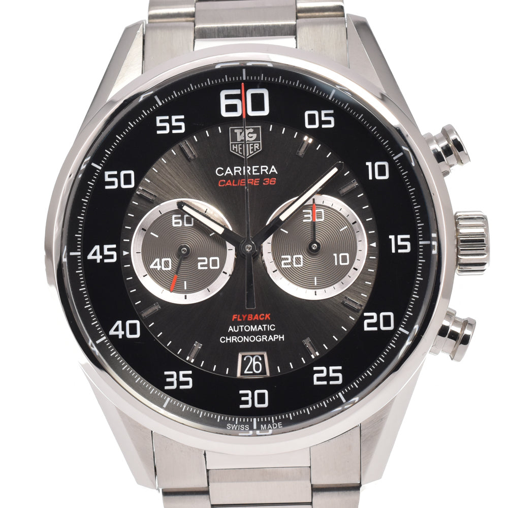 TAG HEUER Carrera Caliber 36 CAR2B10 Black Grey Dial Automatic Men's
 Watch C#143335