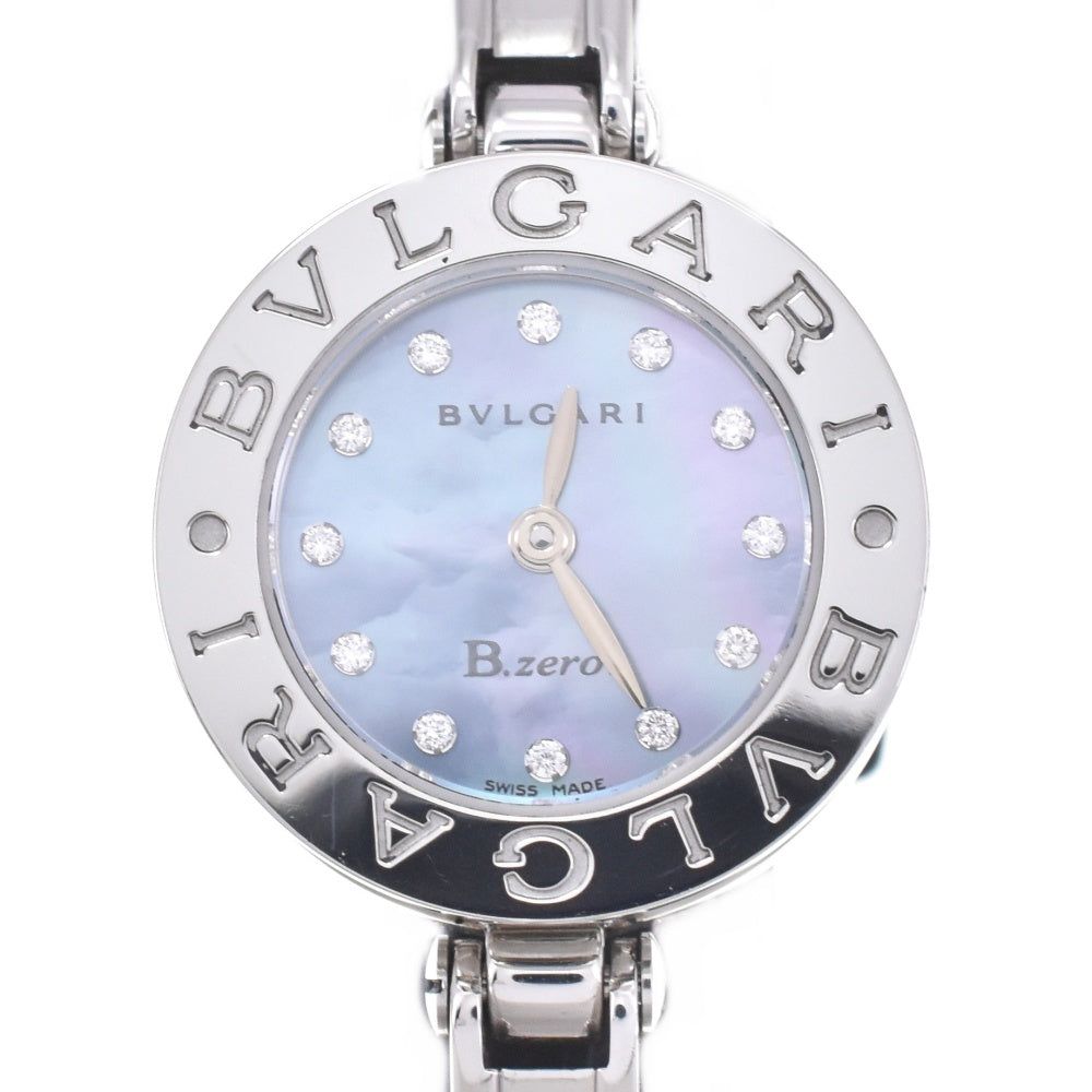 BVLGARI B.zero1 BZ22S 12P diamond Blue shell Dial Quartz Ladies
 Watch N#143342