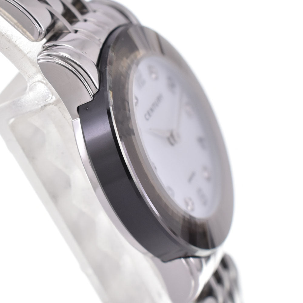 CENTURY Time gem 6P diamond White shell Dial Quartz Ladies
 Watch A#143347