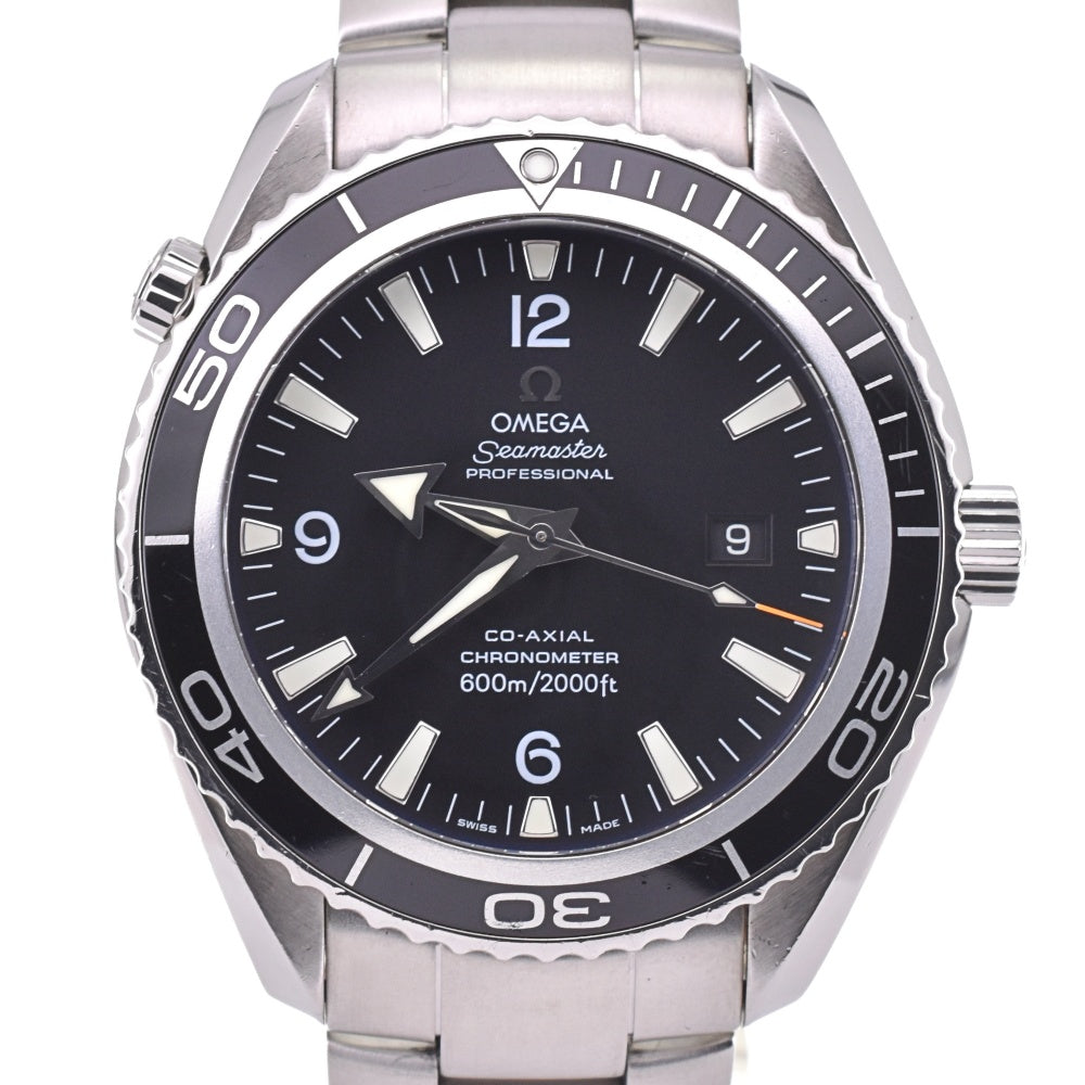 with paper OMEGA Seamaster Planet Ocean 600 2200.50 CO-AXIAL black Dial Automatic Men's
 Watch N#143348