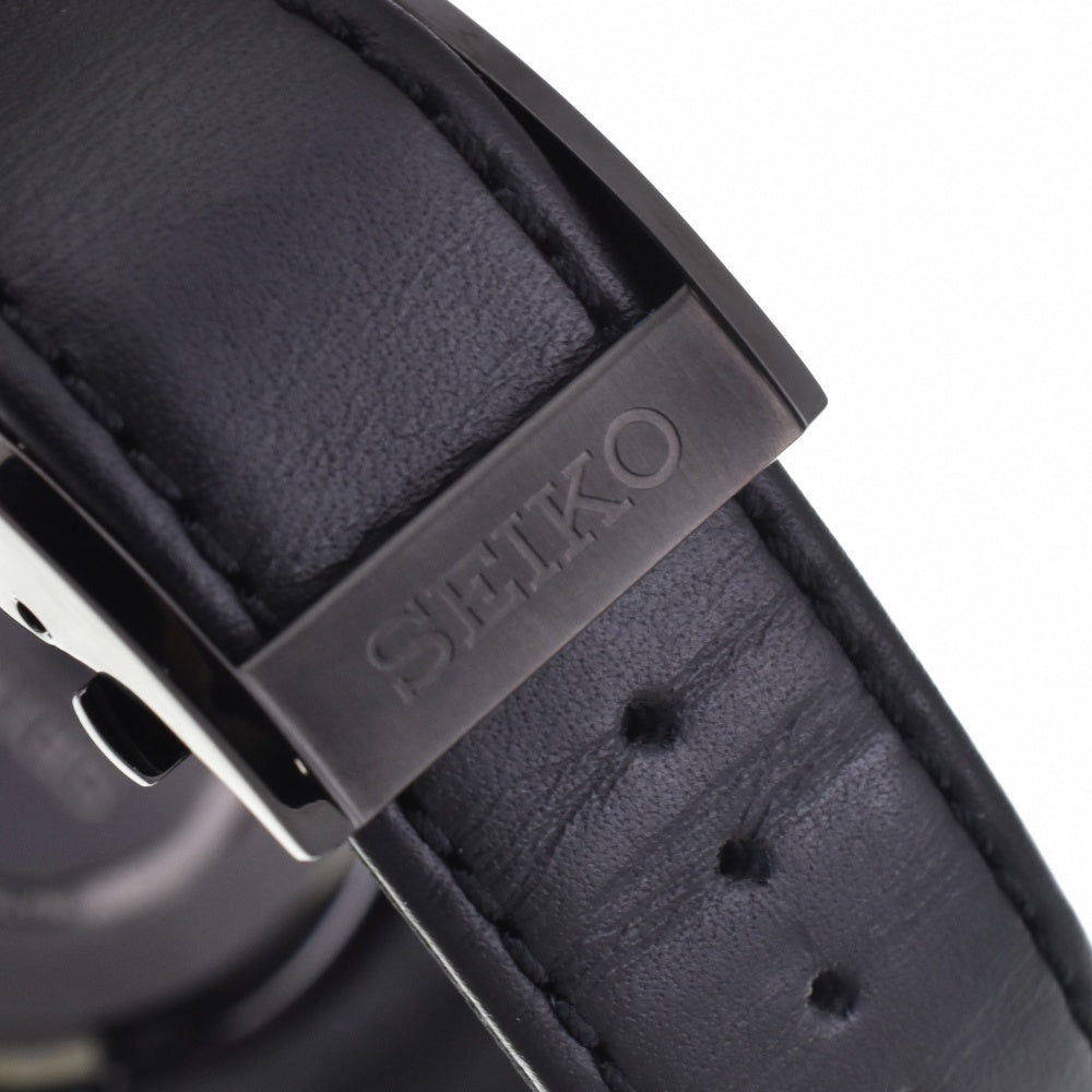 with paper SEIKO Prospex SBDB023 GMT Power Reserve Date Titanium black Dial Spring drive Men's
 Watch M#143352