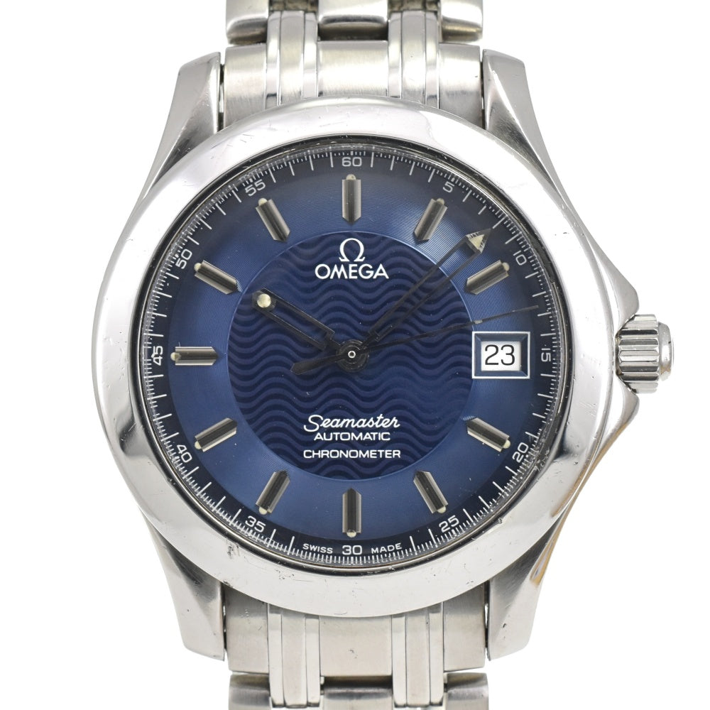 OMEGA Seamaster 120m Jacques Mayol 20th 2501.89 Date chronometer blue Dial Automatic Men's
 Watch O#143354