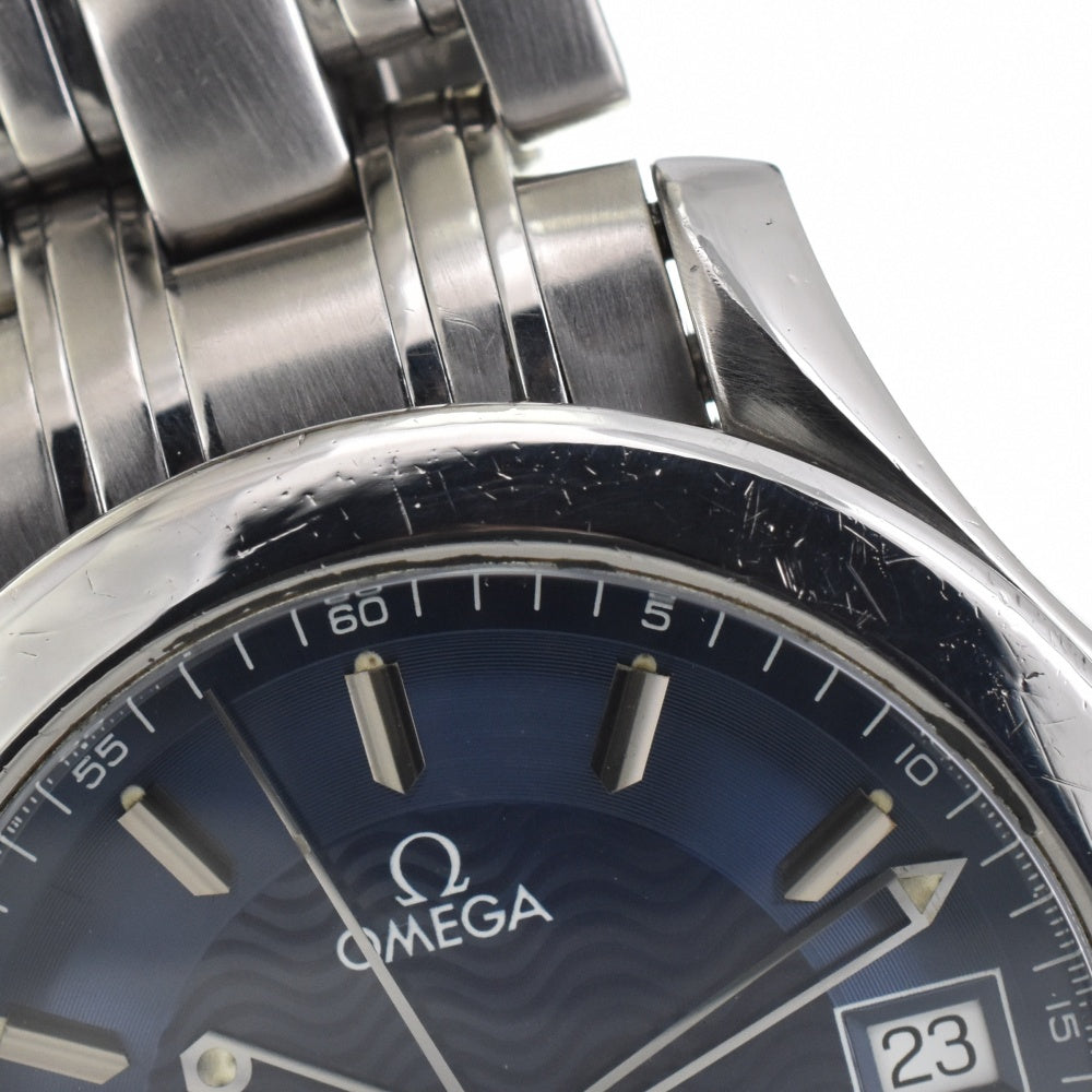 OMEGA Seamaster 120m Jacques Mayol 20th 2501.89 Date chronometer blue Dial Automatic Men's
 Watch O#143354