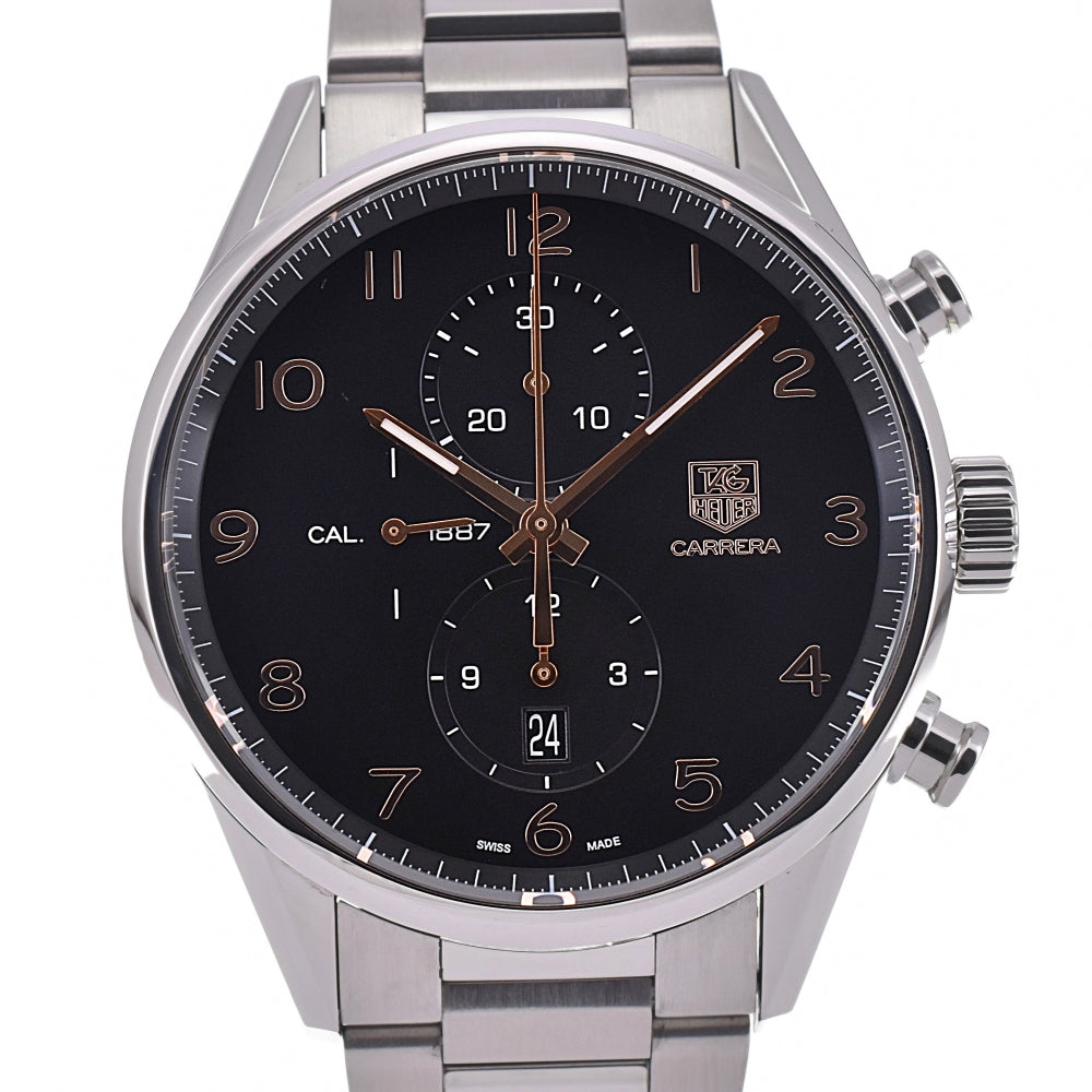 TAG HEUER Carrera Caliber 1887 CAR2014 Chronograph Date black Dial Automatic Men's
 Watch O#143355