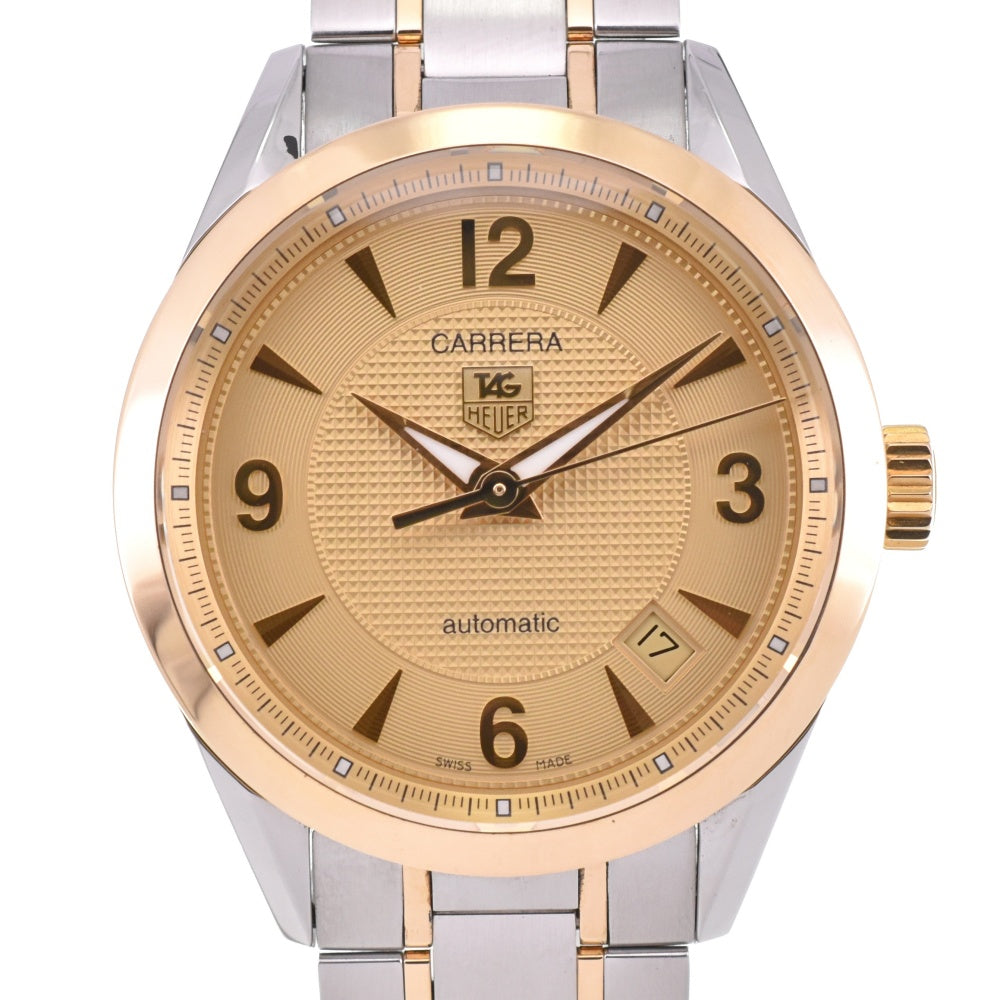 with paper TAG HEUER Carrera WV2251 Stainless Steel/YG gold Dial Automatic Men's
 Watch N#143356