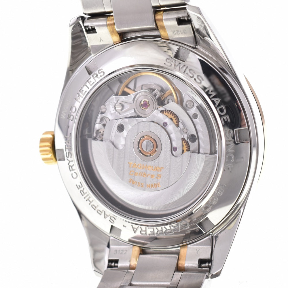 with paper TAG HEUER Carrera WV2251 Stainless Steel/YG gold Dial Automatic Men's
 Watch N#143356