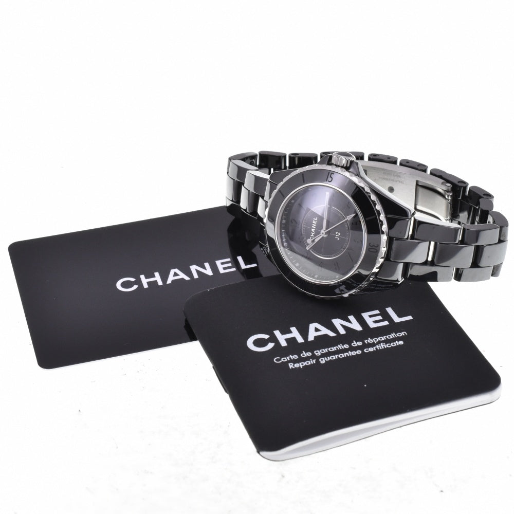 with paper CHANEL J12 phantom H06346 World limited 1200 black Dial Quartz Ladies
 Watch M#143357