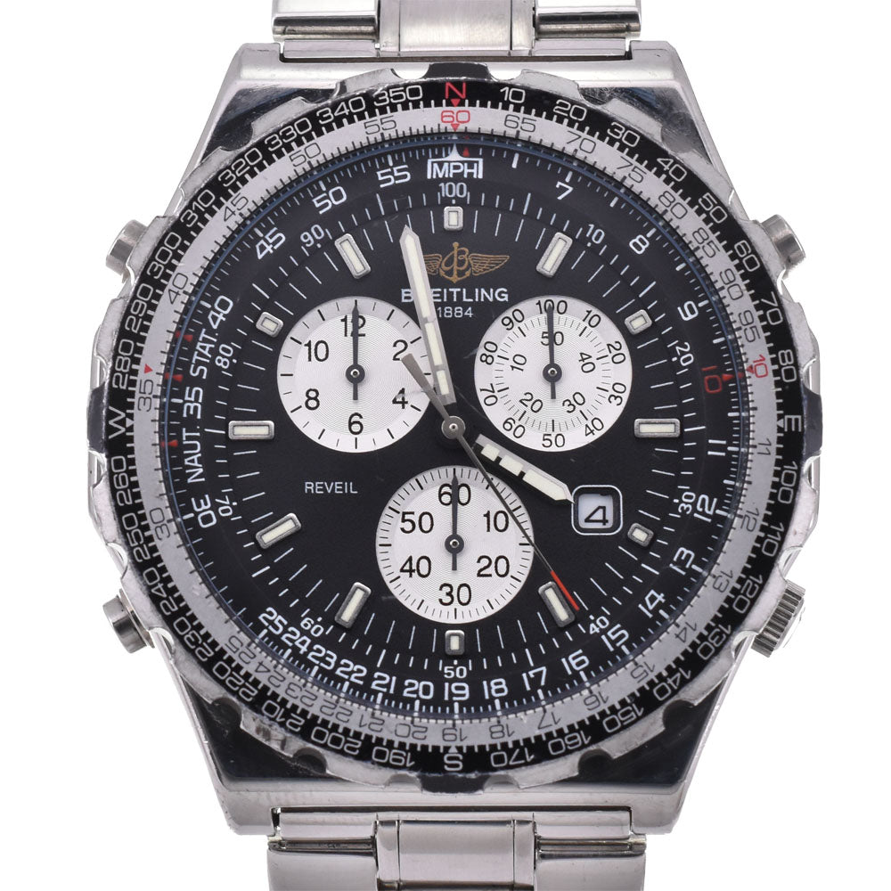 BREITLING Jupiter pilot A59028 Chronograph Date Black / Silver Dial Quartz Men's
 Watch P#143363