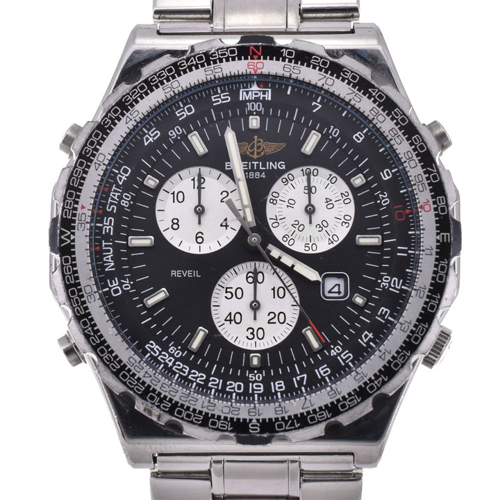 BREITLING Jupiter pilot A59028 Chronograph Date Black / Silver Dial Quartz Men's
 Watch P#143363