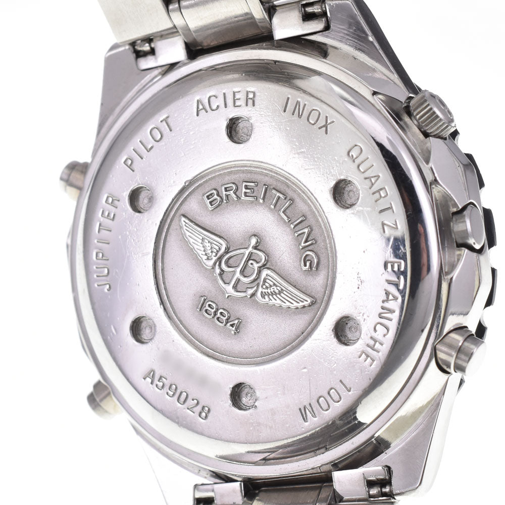 BREITLING Jupiter pilot A59028 Chronograph Date Black / Silver Dial Quartz Men's
 Watch P#143363