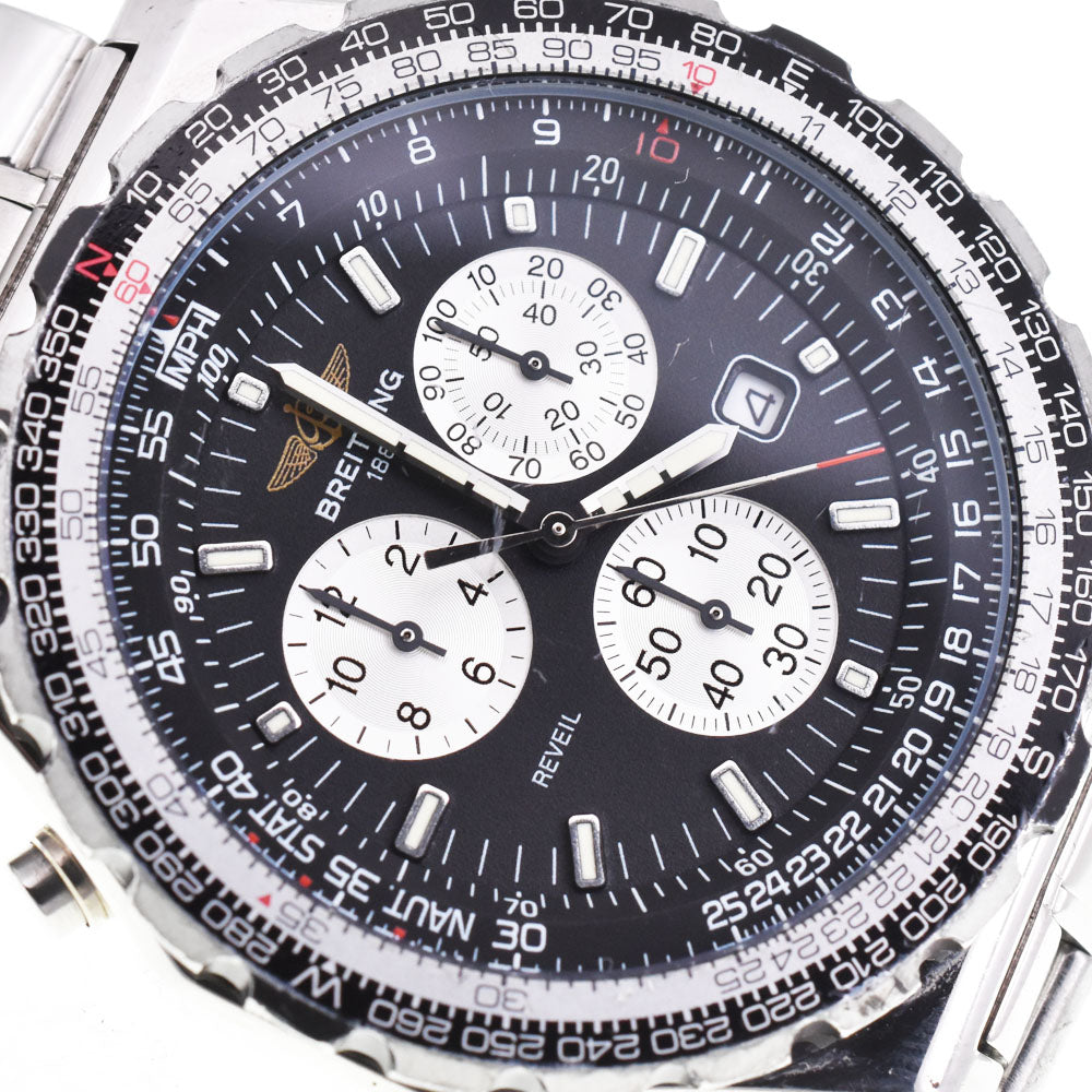 BREITLING Jupiter pilot A59028 Chronograph Date Black / Silver Dial Quartz Men's
 Watch P#143363