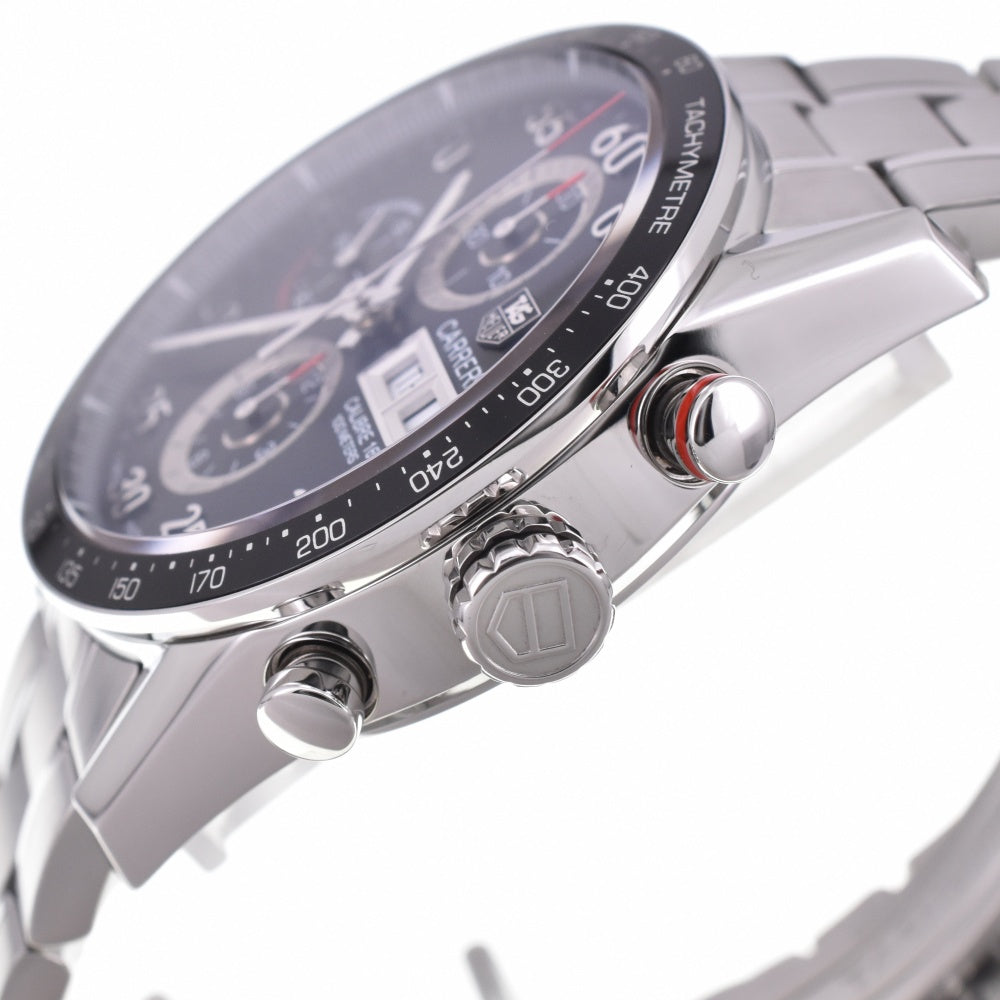 with paper TAG HEUER Carrera CV2A10.BA0796 Chronograph day date black Dial Automatic Men's
 Watch N#143366