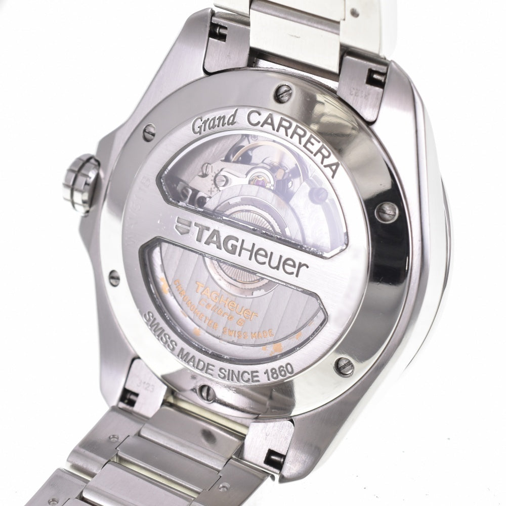 with paper TAG HEUER Grand Carrera WAV511B.BA0900 Caliber 6 Date Silver Dial Automatic Men's
 Watch N#143368