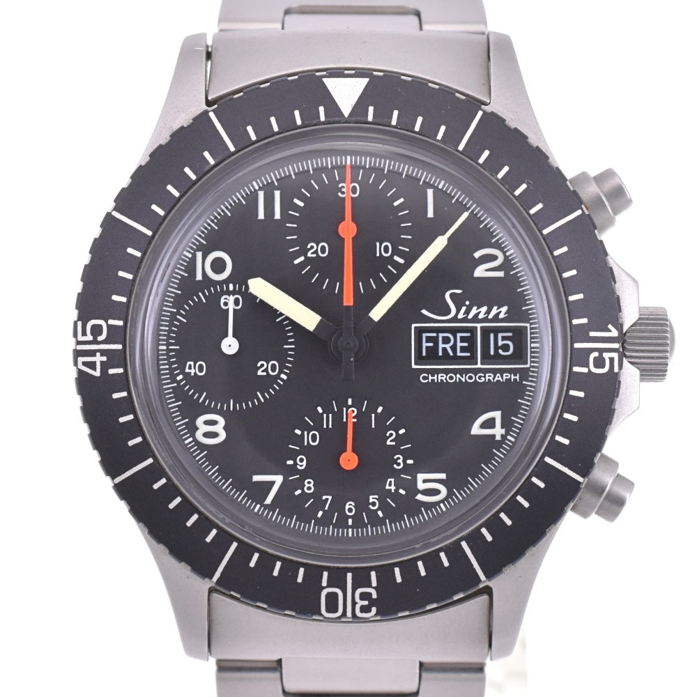 Sinn 256 series 256.P Chronograph Day Date Valjoux 7750 black Dial Automatic Men's
 Watch N#143372