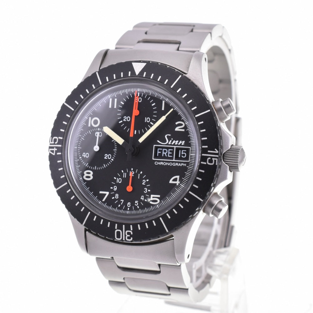 Sinn 256 series 256.P Chronograph Day Date Valjoux 7750 black Dial Automatic Men's
 Watch N#143372