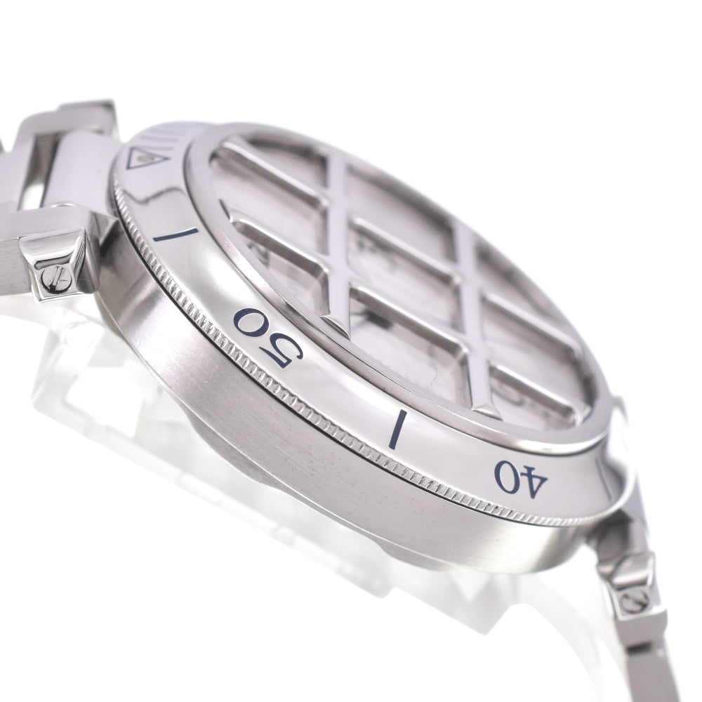 CARTIER Pasha 38 grid W31040H3 Date Silver Dial Automatic Men's
 Watch O#143374