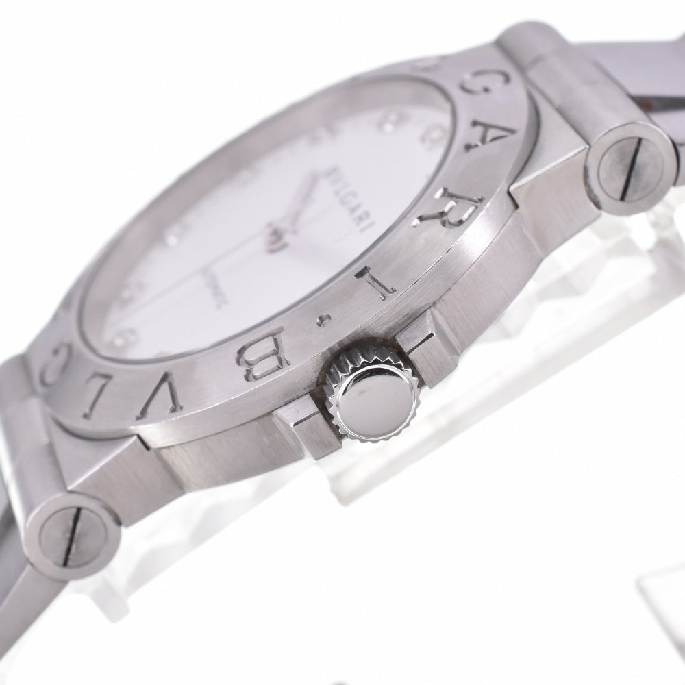 with paper BVLGARI Diagono Sports LCV35S 11P Diamond Date white Dial Automatic Men's
 Watch N#143375