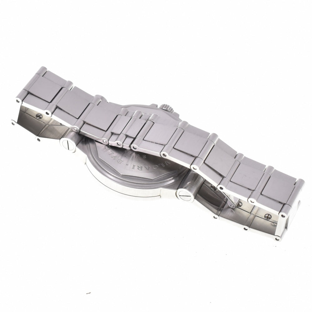 with paper BVLGARI Diagono Sports LCV35S 11P Diamond Date white Dial Automatic Men's
 Watch N#143375