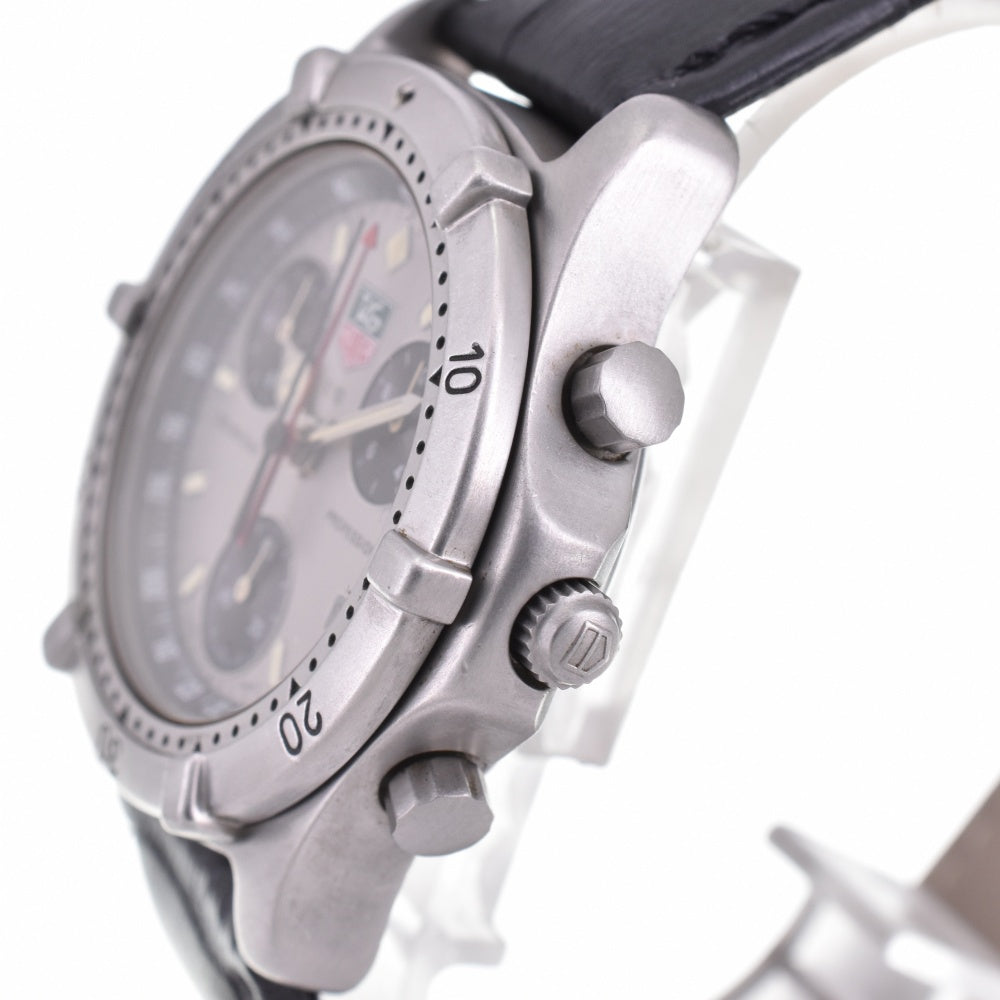 TAG HEUER 2000 Series Professional CE1111 Chronograph Date gray Dial Quartz Men's
 Watch N#143377