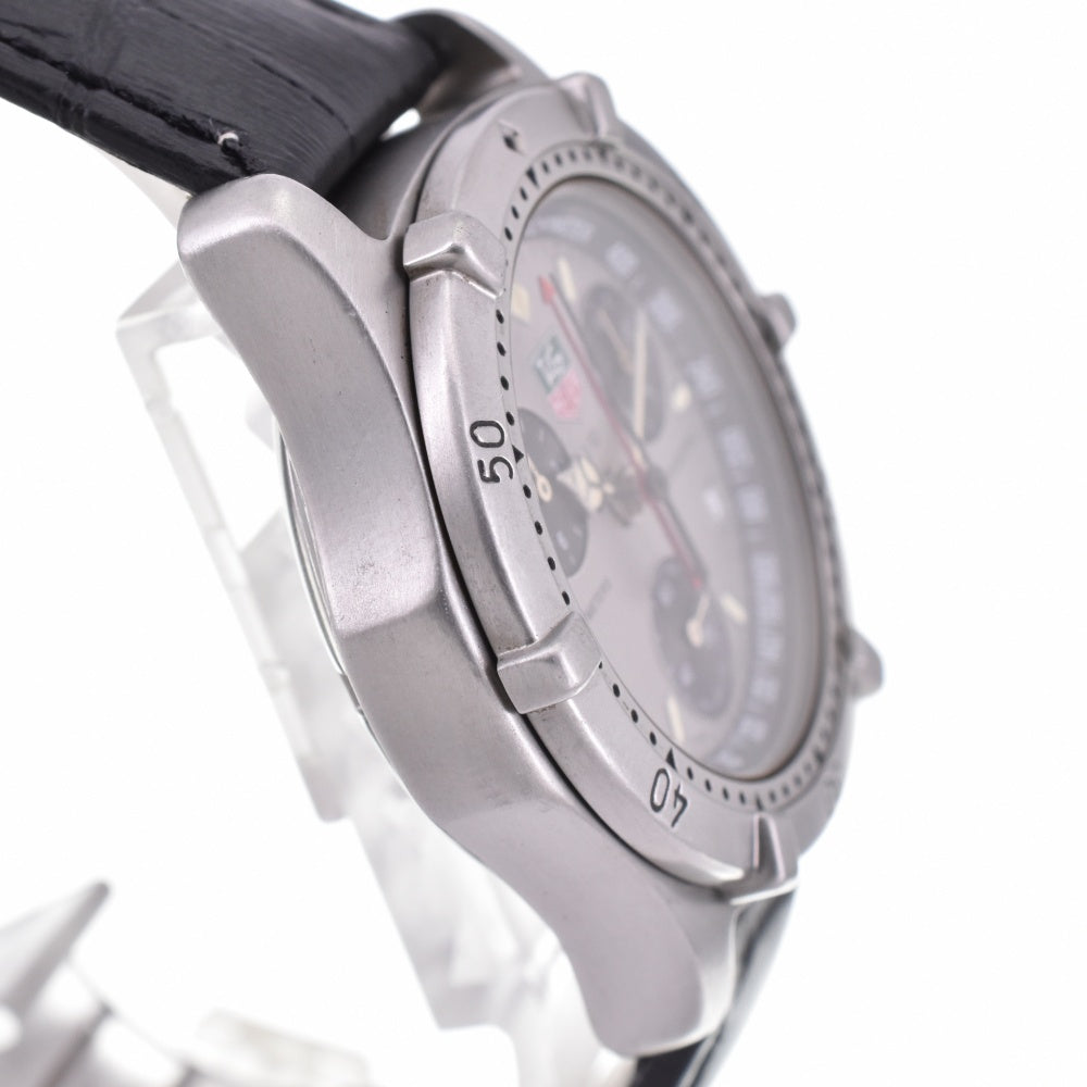 TAG HEUER 2000 Series Professional CE1111 Chronograph Date gray Dial Quartz Men's
 Watch N#143377