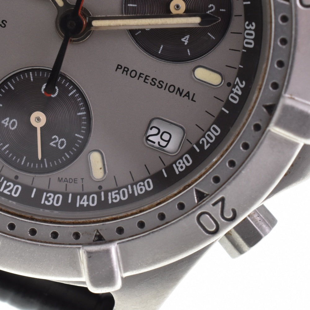 TAG HEUER 2000 Series Professional CE1111 Chronograph Date gray Dial Quartz Men's
 Watch N#143377