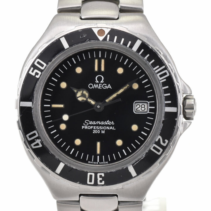 OMEGA Seamaster Professional 200m 396.1062 Date black Dial Quartz Men's
 Watch O#143378