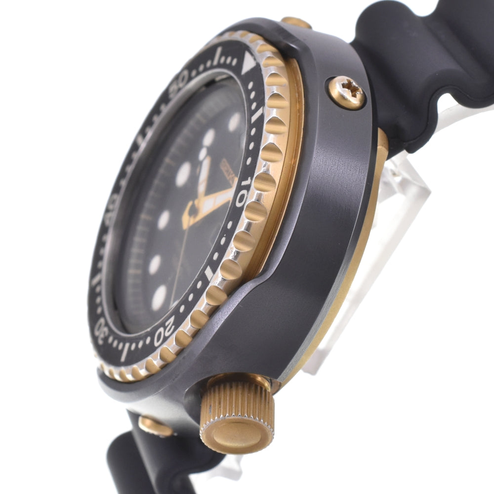 SEIKO Professional diver 1000m SSBS018 Ceramic/Titanium Case black Dial Quartz Men's
 Watch M#143379