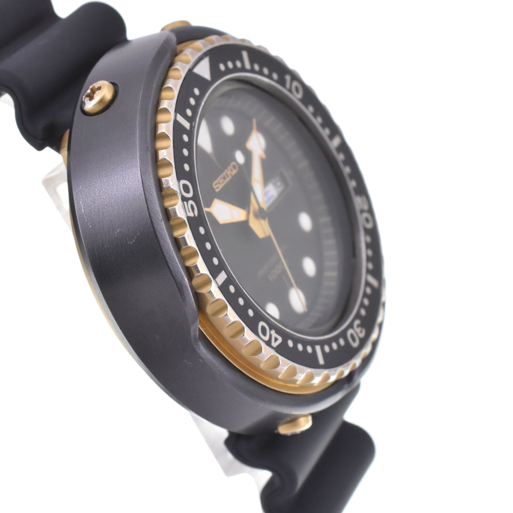 SEIKO Professional diver 1000m SSBS018 Ceramic/Titanium Case black Dial Quartz Men's
 Watch M#143379