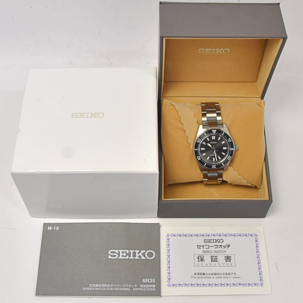 with paper SEIKO Prospex Diver Scuba SBDC101/6R35-00P0 Date gray Dial Automatic Men's
 Watch O#143380