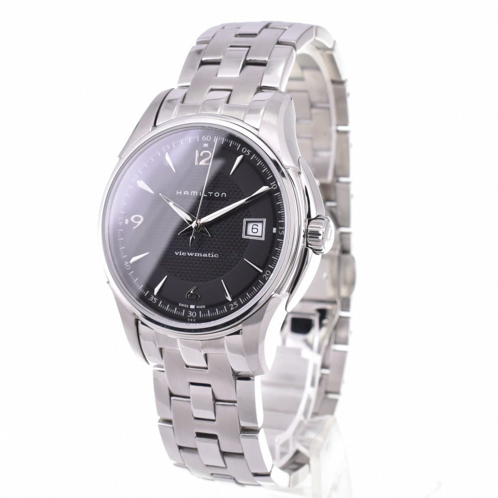 with paper HAMILTON Jazzmaster Viewmatic H325150 see-through back black Dial Automatic Men's
 Watch N#143382