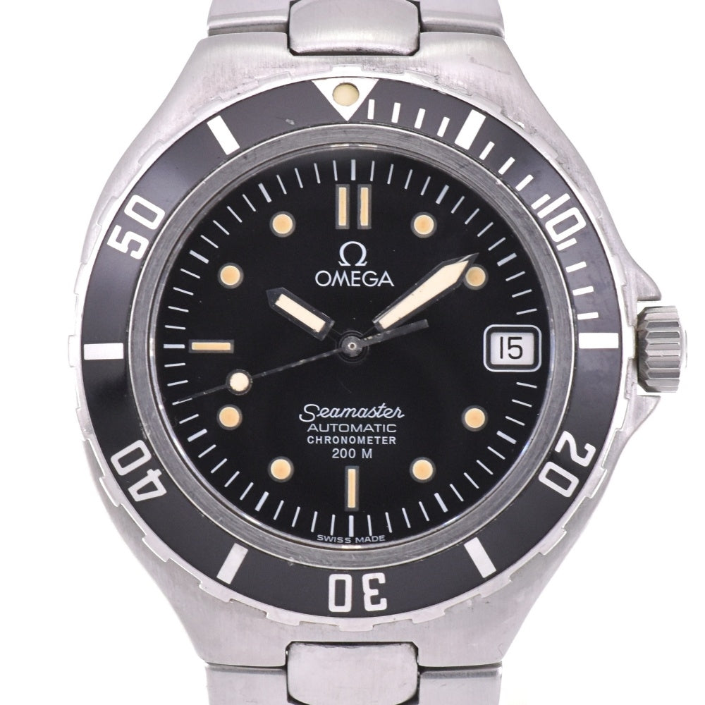 OMEGA Seamaster 200M 2860.50 Date chronometer black Dial Automatic Boy's
 Watch N#143385