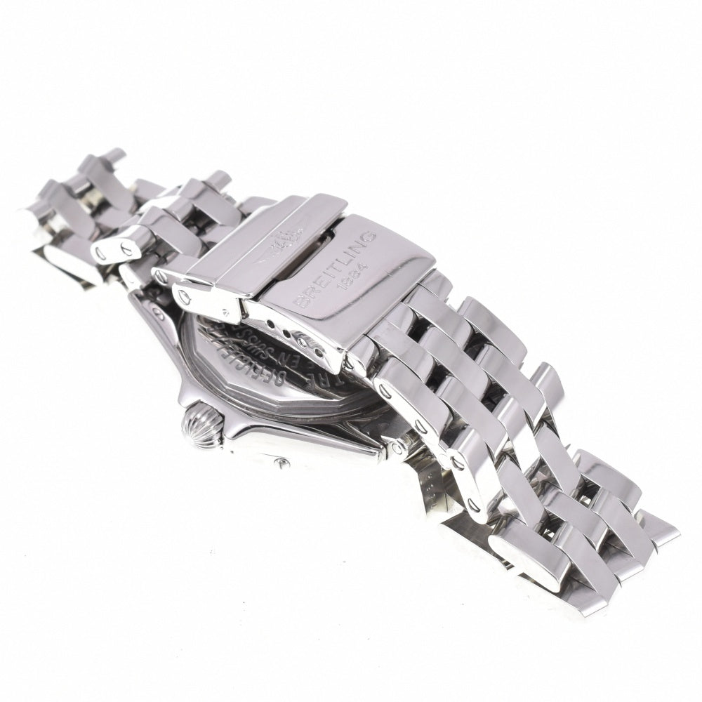 BREITLING Calistino A72345 Date chronometer White shell Dial Quartz Ladies
 Watch N#143387