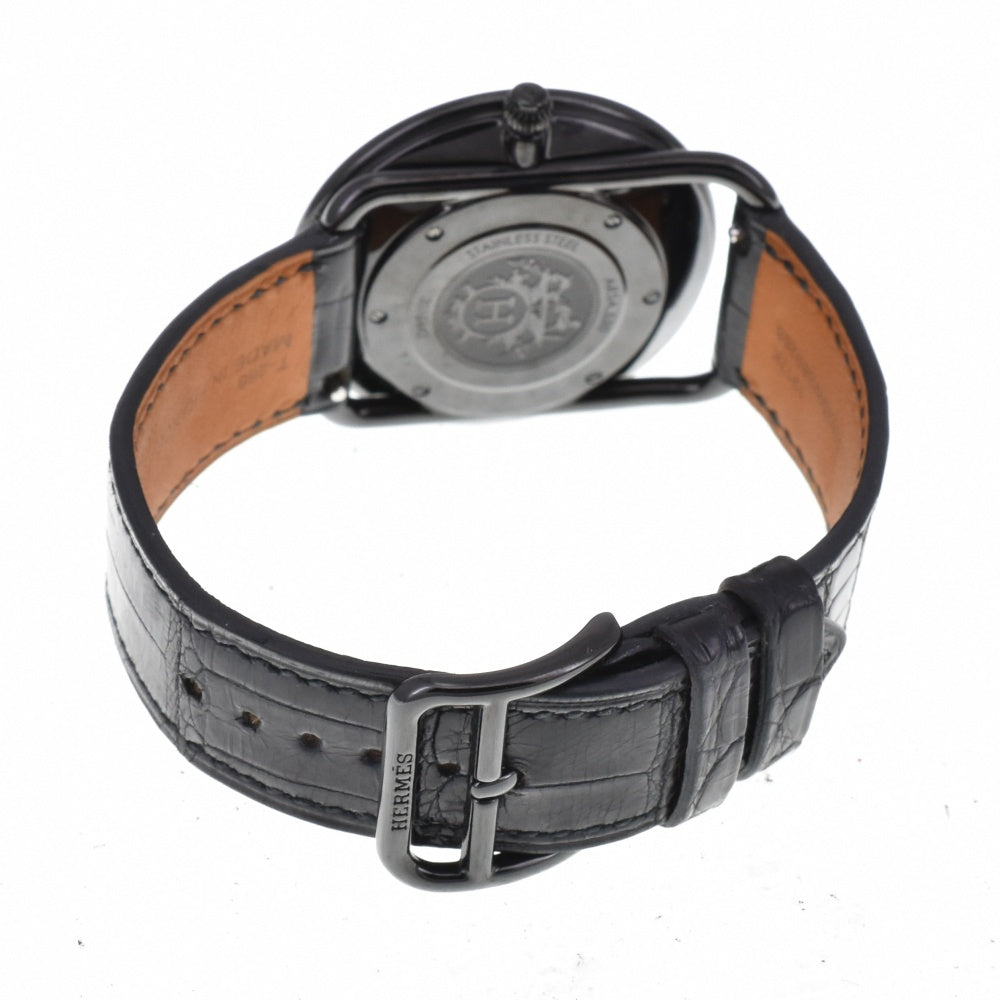 with paper HERMES Arceau Ronde des Zoules AR5A.530 Black Spinel Limited to 300 pieces worldwide black Dial Quartz Ladies
 Watch M#143388