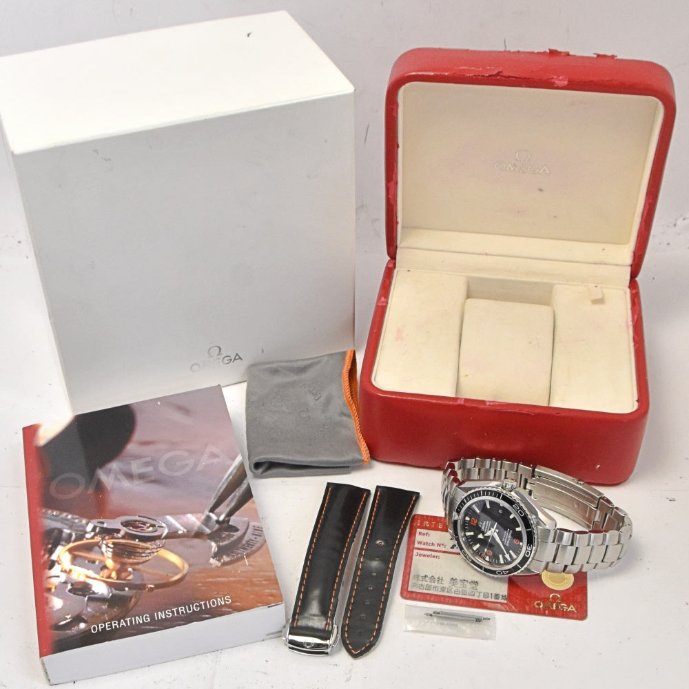 with paper OMEGA Seamaster 600 Planet Ocean 2900.51 black Dial Automatic Men's
 Watch N#143391