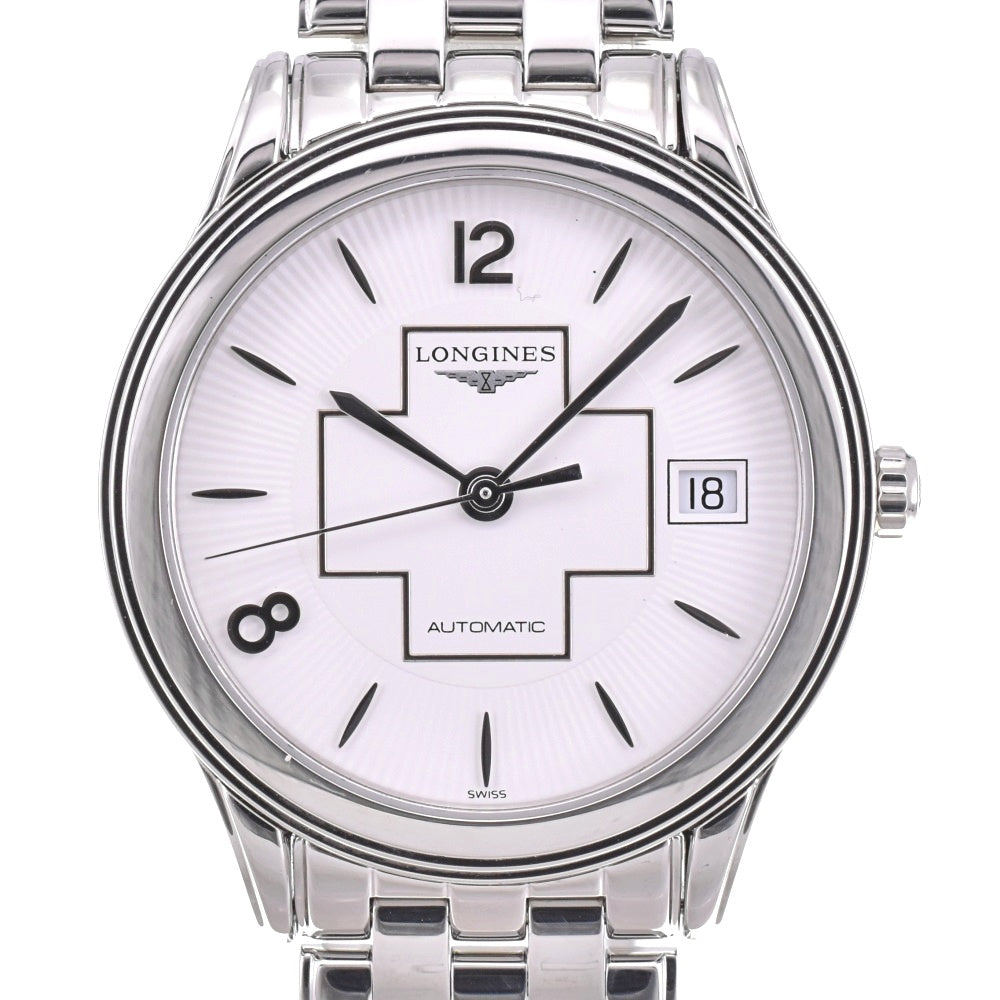 LONGINES Flagship L4.774.4.19.6 Date white Dial Automatic Men's
 Watch N#143392